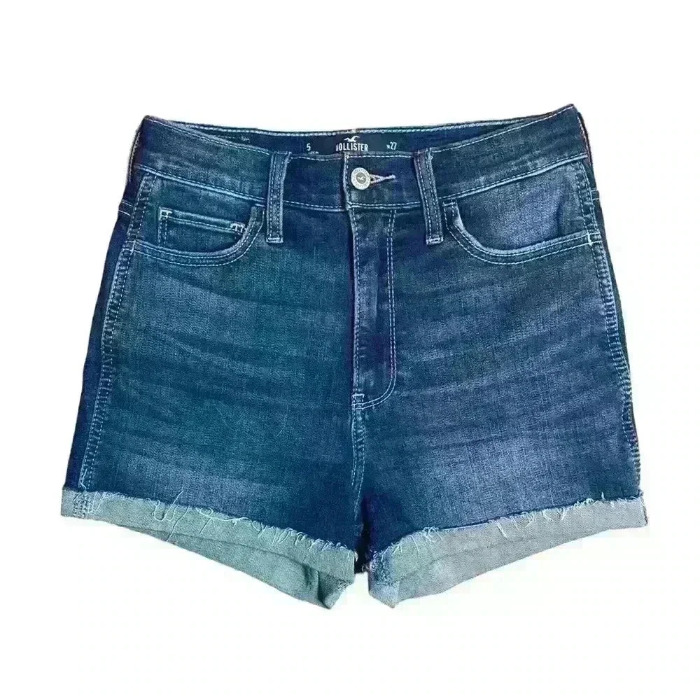 Hollister Ultra High Rise Soft Stretch Denim Short 3”